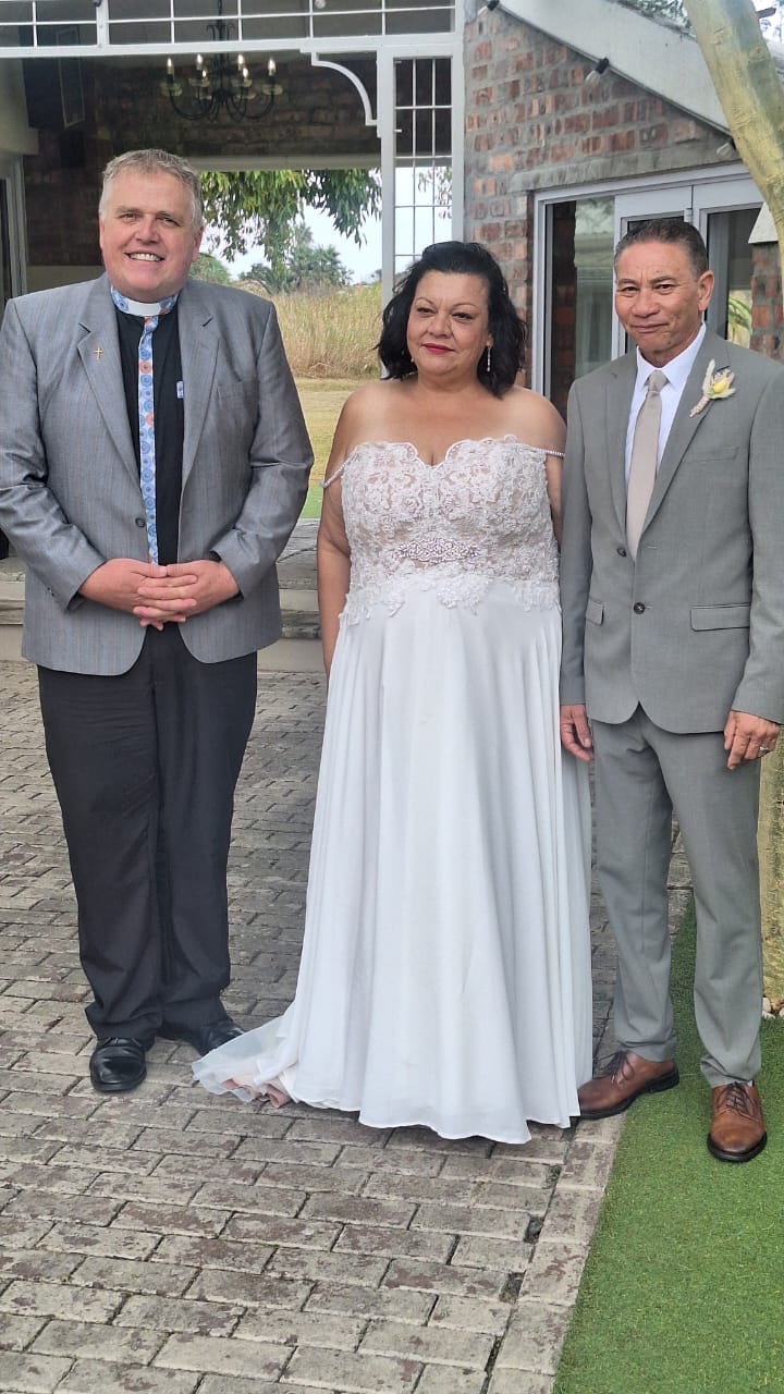 Wedding ceremony by Dr. Gerrit Rademeyer in Tongaat