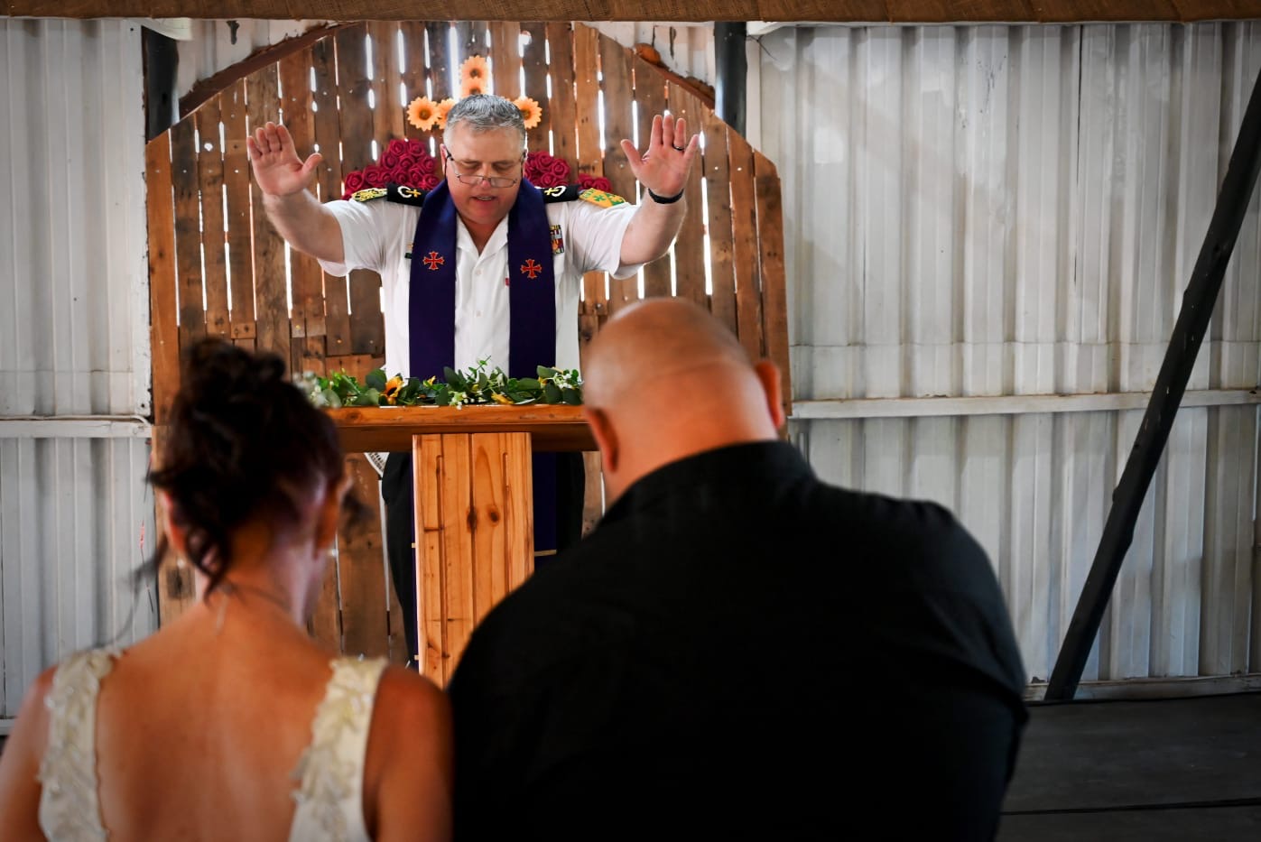 Wedding ceremony by Dr. Gerrit Rademeyer in Tongaat